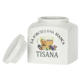 LA PORCELLANA BIANCA Preserve Container Jar Deco Herbal Tea 0.5L Porcelain