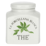 LA PORCELLANA BIANCA Conserva Barattolo Contenitore Te' 500ml Bianco Porcellana