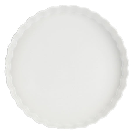 LA PORCELLANA BIANCA Arezzo Teglia Vassoio Crostata 28cm Bianco Porcellana