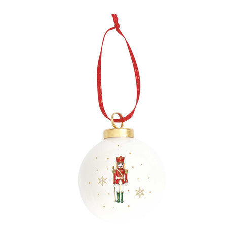 Tovaglioli Di Natale Monouso Easy Life - 20 Pezzi, Carta Con Schiaccianoci E Ballerina, 33x33 Cm