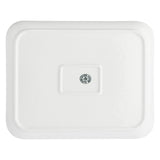 LA PORCELAINA BIANCA Bosco Rectangular Tray 24.5x20cm White