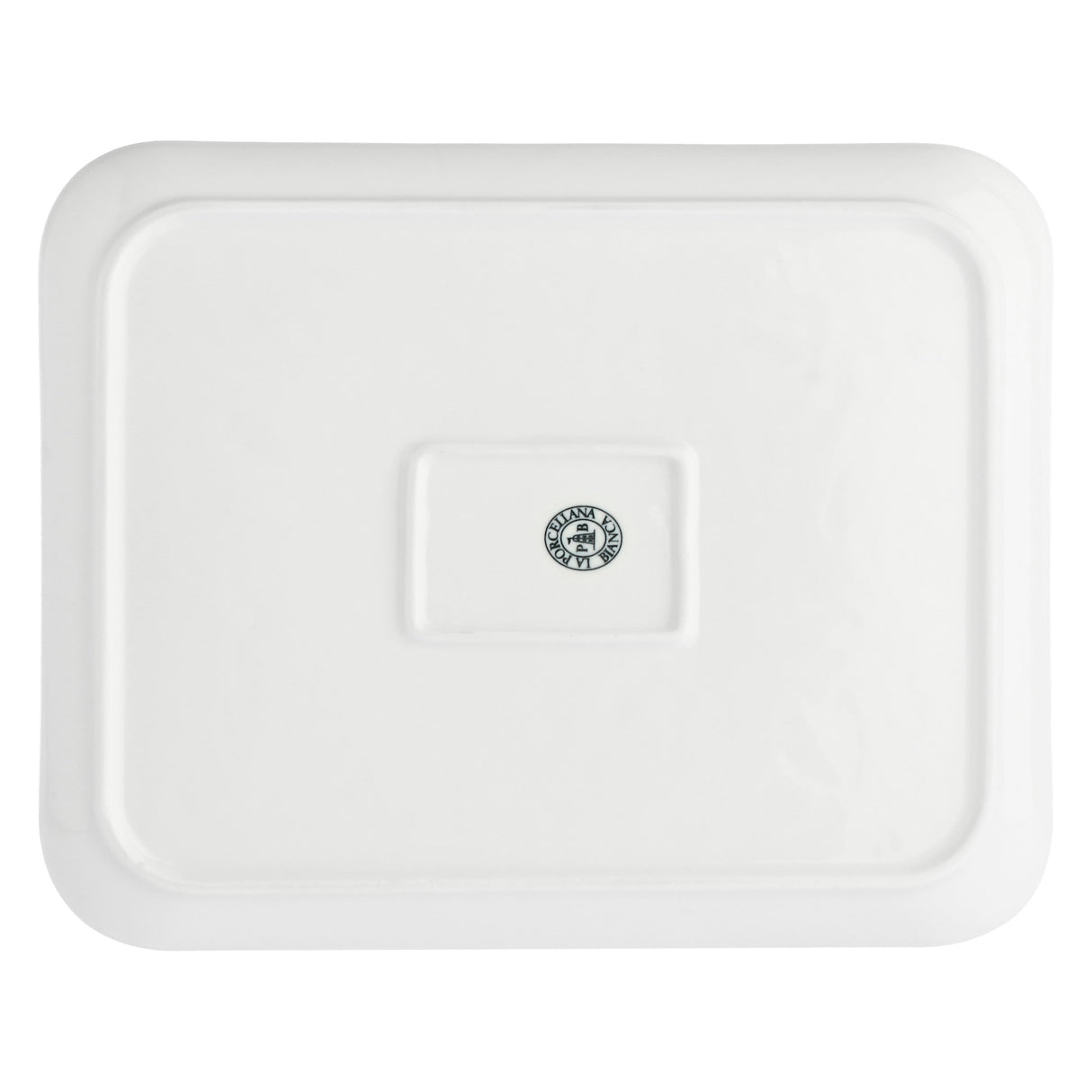 LA PORCELLANA BIANCA Bosco Vassoio Rettangolare 24,5x20cm Bianco