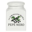 LA PORCELLANA BIANCA - Conserva Barattolo Pepe Nero 175ml Porcellana