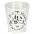 LA PORCELLANA BIANCA Conserva Porta Utensili 18cm Bianco Porcellana