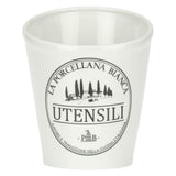 LA PORCELLANA BIANCA Conserva Porta Utensili 18cm Bianco Porcellana