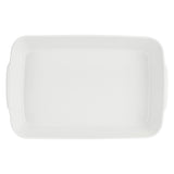 LA PORCELLANA BIANCA Anghiari Teglia Rettangolare Stondata 35x22cm Porcellana