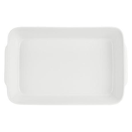 LA PORCELLANA BIANCA Anghieri Teglia Rettangolare Stondata 39x25cm Porcellana