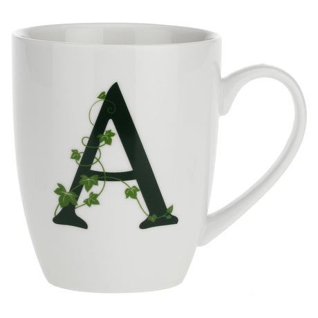 LA PORCELLANA BIANCA - Atupertu Tazza Mug Caffè Tè Lettera "A"