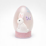 EDG Enzo De Gasperi Decorazione di Pasqua Uovo Twist con Movimento e LED 20cm Rosa