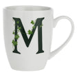 Tazza mug lettera M La Porcellana Bianca in porcellana bianca 380ml