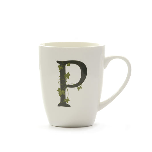 LA PORCELLANA BIANCA - Atupertu Tazza Mug Lettera "P" 380ml