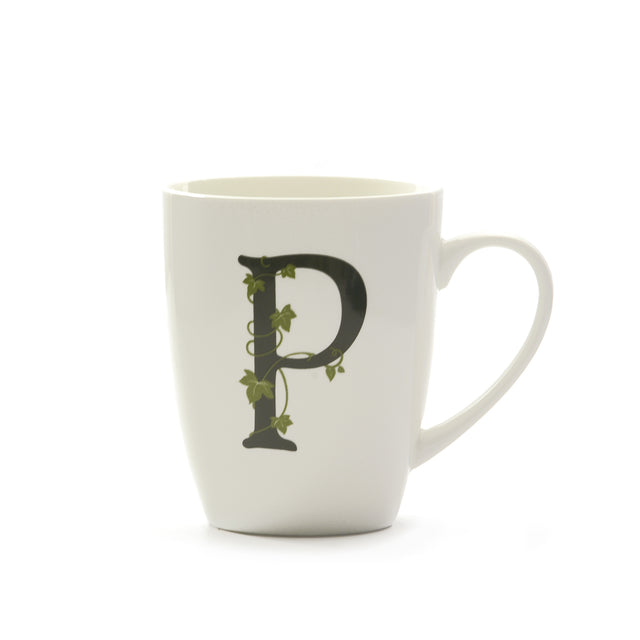 LA PORCELLANA BIANCA - Atupertu Tazza Mug Lettera "P" 380ml
