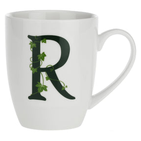 Tazza mug lettera R La Porcellana Bianca in porcellana bianca 380 ml
