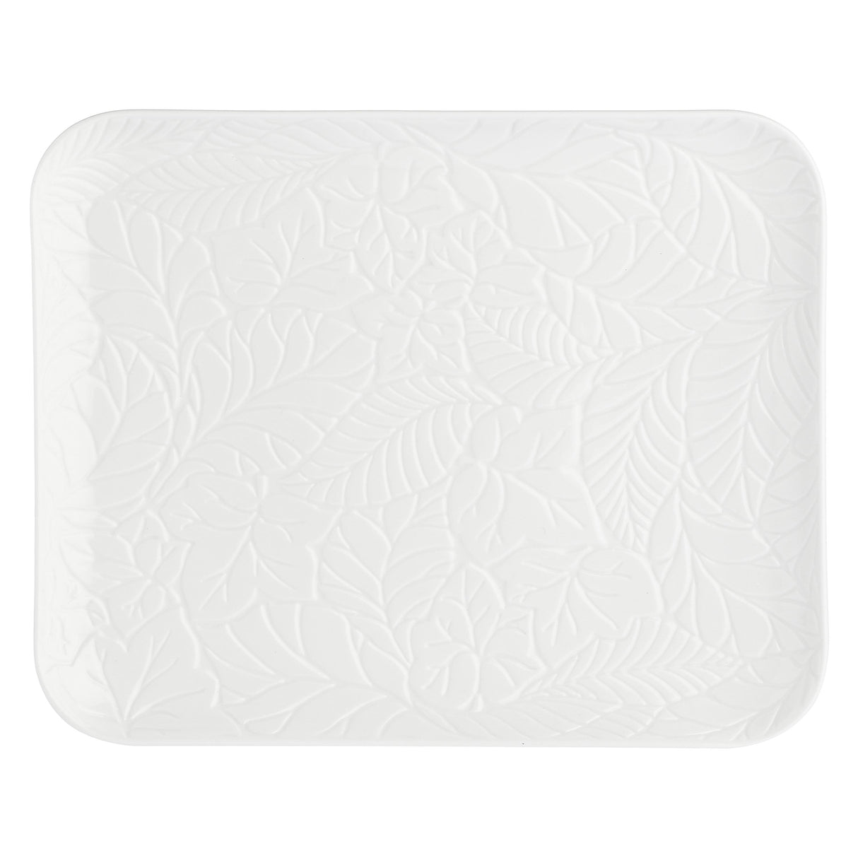 LA PORCELLANA BIANCA Bosco Vassoio Rettangolare 34,5x25cm Bianco
