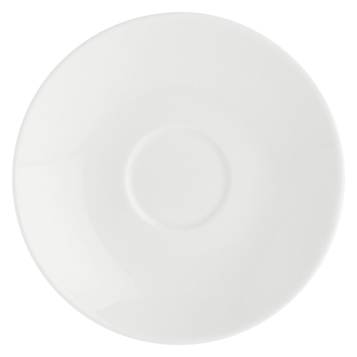 LA PORCELLANA BIANCA Essenziale Tazza Colazione Cappuccino con Piattino 350ml Bianco