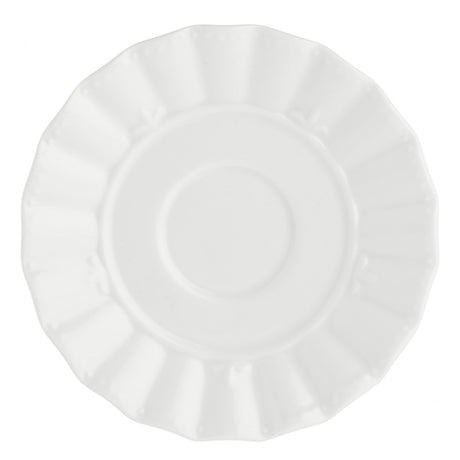 LA PORCELLANA BIANCA Ducale Set 6 Pezzi Tazza Caffè con Piattino 80ml Bianco Porcellana