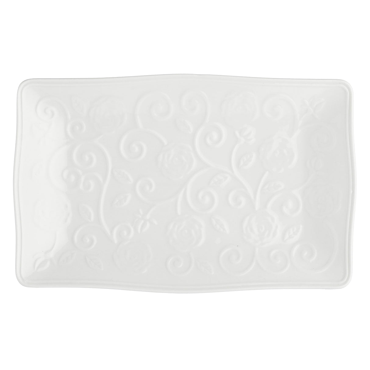 LA PORCELLANA BIANCA - Florentina Vassoio Rettangolare 20x12cm