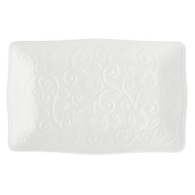 LA PORCELLANA BIANCA - Florentina Vassoio Rettangolare 20x12cm