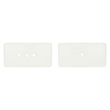 LA PORCELLANA BIANCA Conserva Sale e Pepe Deco 6,5cm Bianco Porcellana