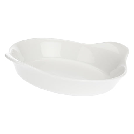 LA PORCELLANA BIANCA Arezzo Tegame per Gratinare 24cm Bianco Porcellana