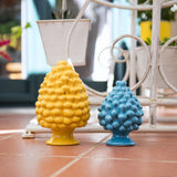 SOUVENIR PLANET - Pigna in ceramica blu 12cm