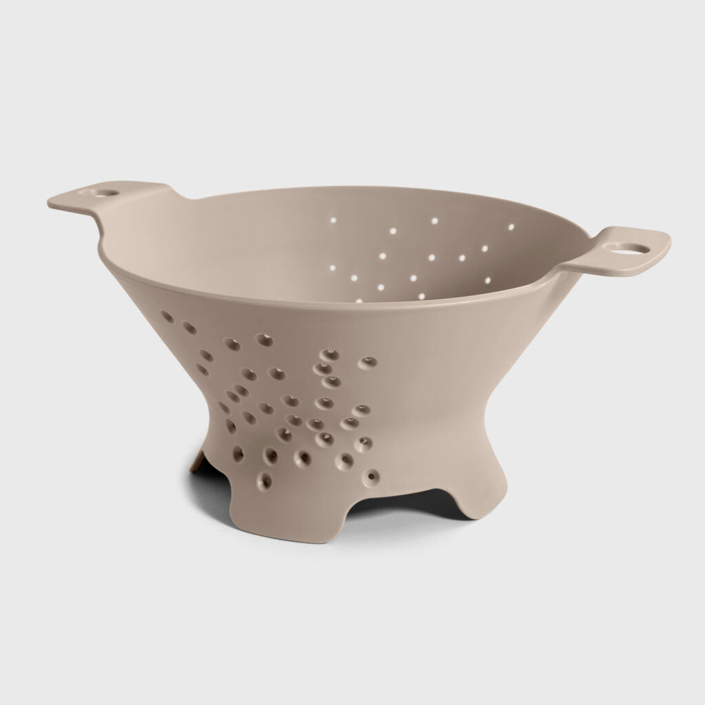 BLIM PLUS Scolapasta Cosmo Moka Grey Grigio Made in Italy 100% Riciclabile
