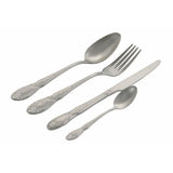VILLA D'ESTE HOME TIVOLI Wonderland Servizio Tavola Posate Barocco Set 24 Pezzi Acciaio Inox