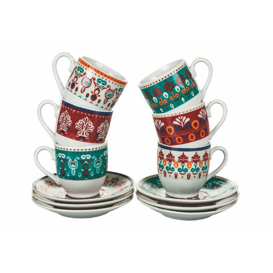VILLA D'ESTE HOME TIVOLI - Shiraz Set 6 tazzine caffè con piattino 5907160