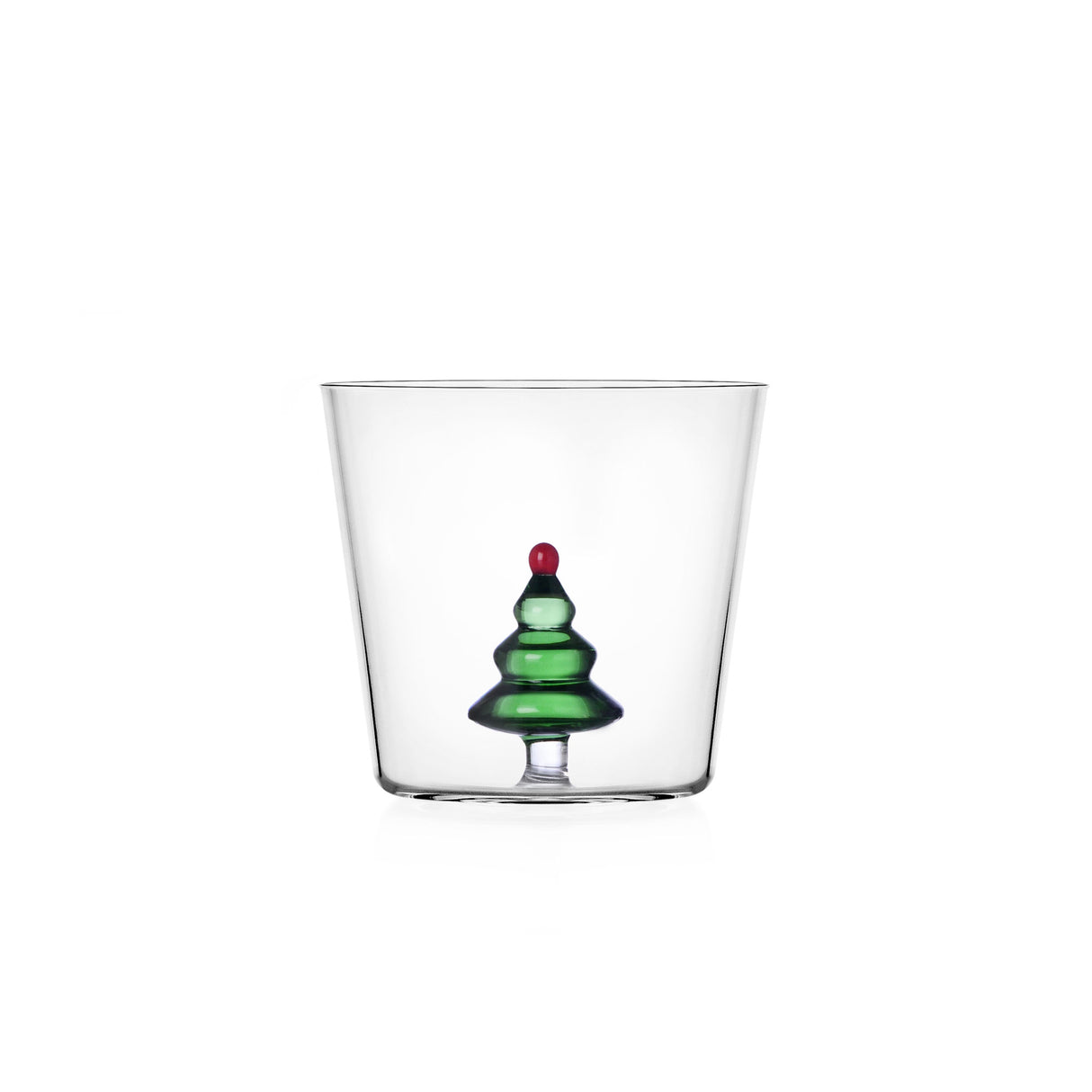 ICHENDORF Woodland Tales Bicchiere Tumbler Albero di Natale 350ml Vetro Borosilicato