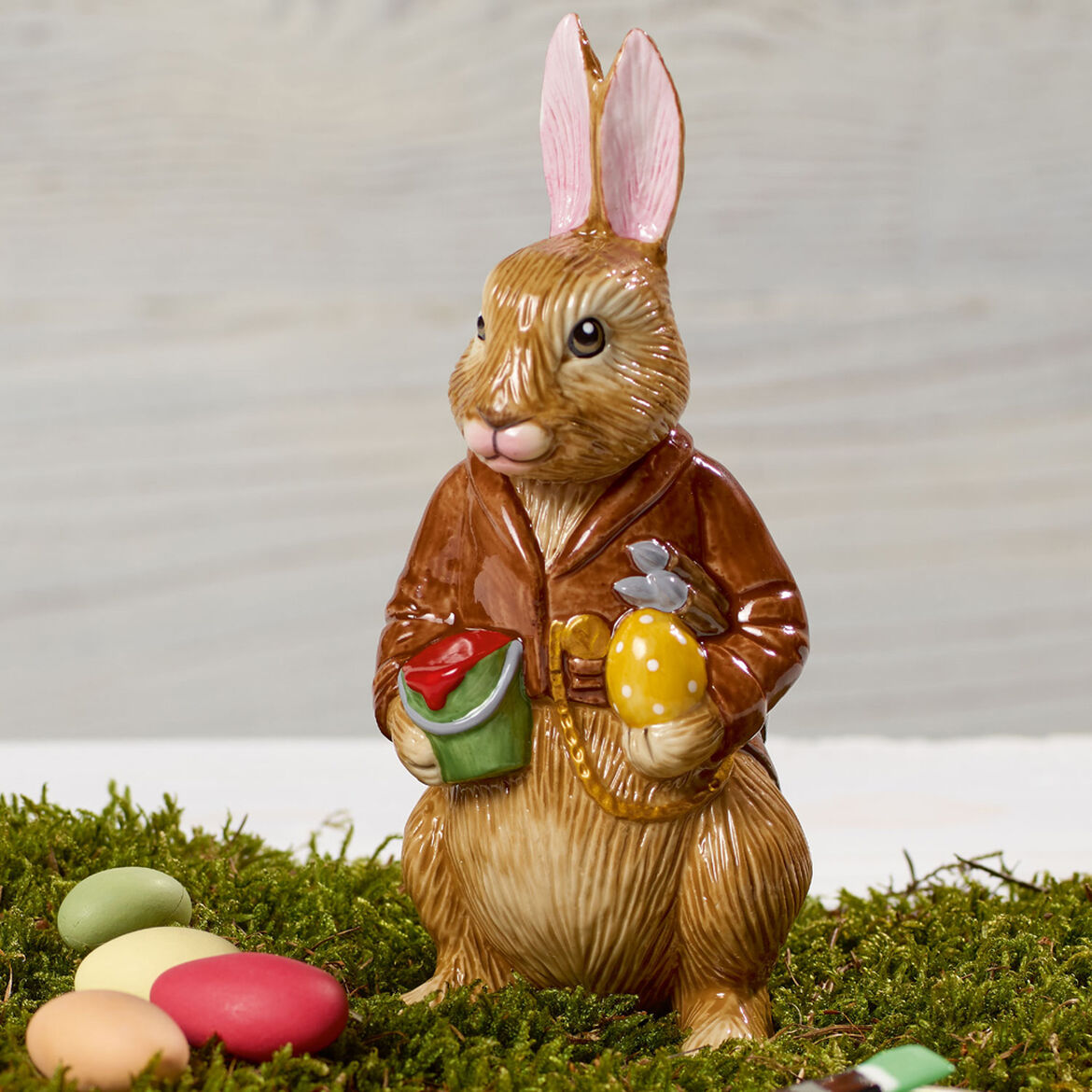 VILLEROY & BOCH - Bunny Tales Nonno Hans Figura Coniglio 14,5cm Decorazione Pasquale