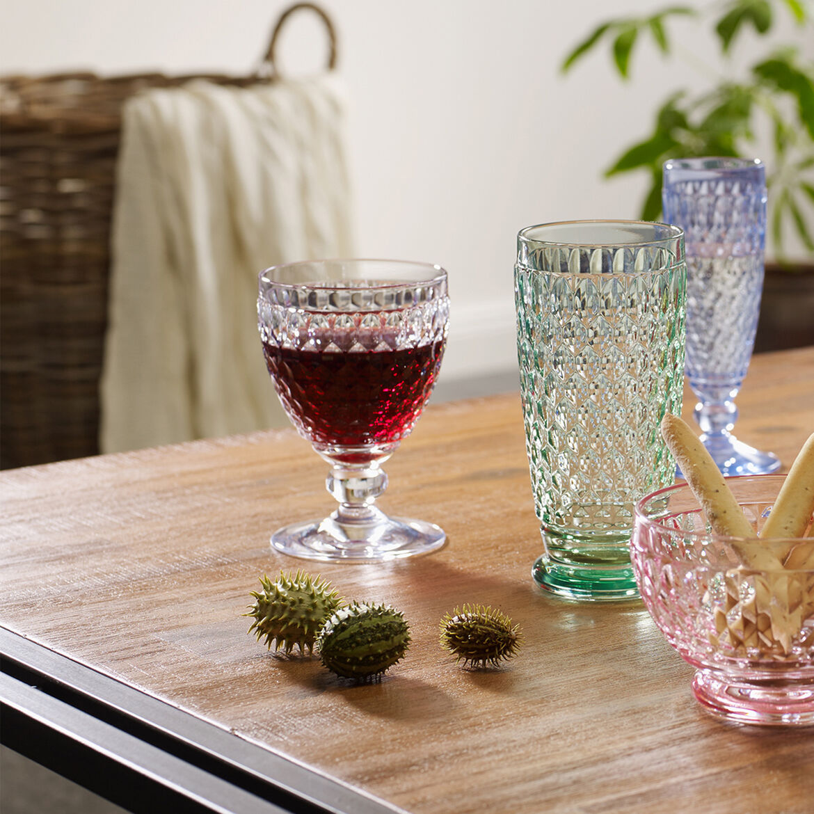 VILLEROY & BOCH Boston Trasparente Set 4 Pezzi Bicchiere Calice Vino Rosso 200ml Cristallo