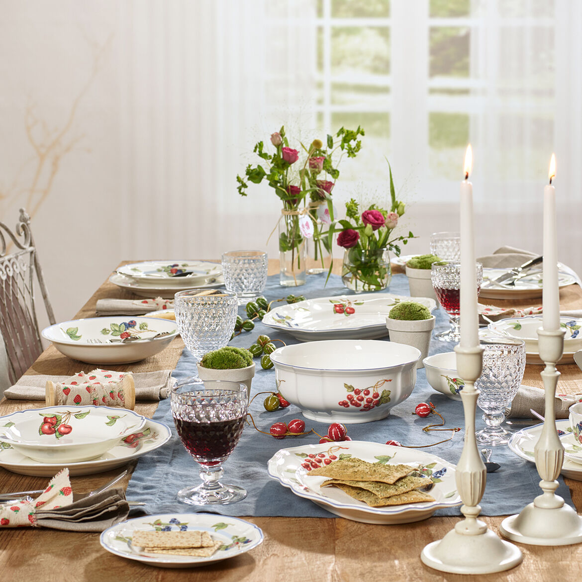 VILLEROY & BOCH Boston Trasparente Set 4 Pezzi Bicchiere Calice Vino Rosso 200ml Cristallo