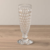 VILLEROY &amp; BOCH Boston Transparent 4 Pieces Flute Sparkling Wine Glass 145ml Crystal