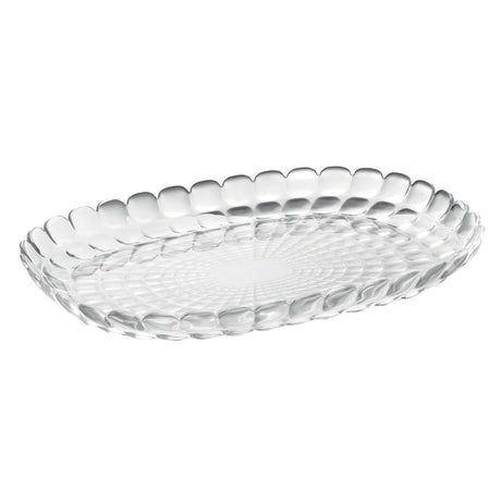 GUZZINI Tiffany Vassoio a Servire Grande Trasparente 45x31cm