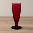VILLEROY & BOCH Boston Coloured 4 Pezzi Flute Calice Spumante Red 145ml Cristallo