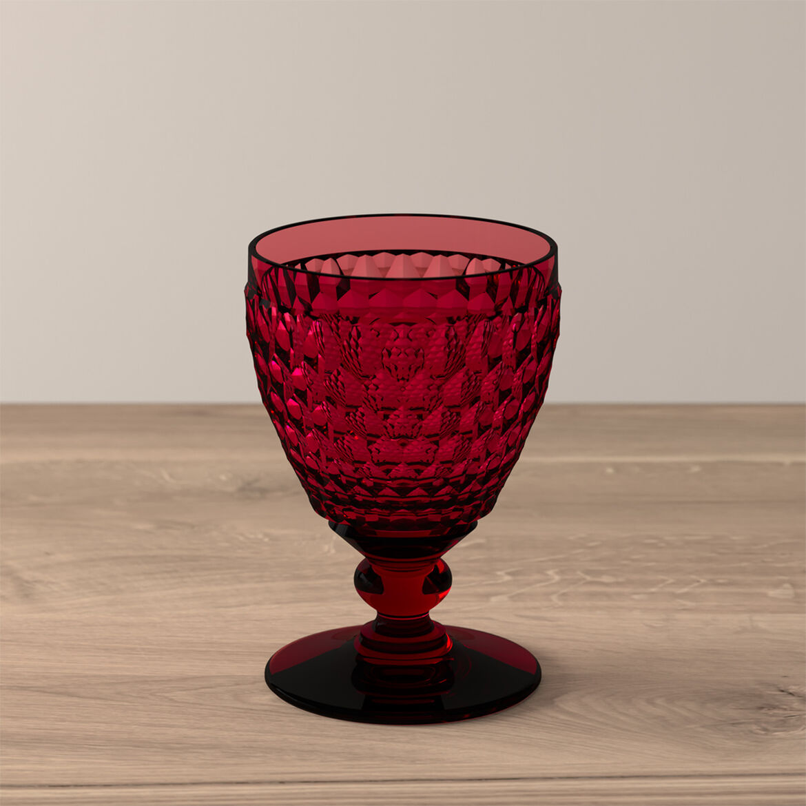 VILLEROY & BOCH Boston Coloured 4 Pezzi Bicchiere Calice Vino Bianco Red 125ml Cristallo