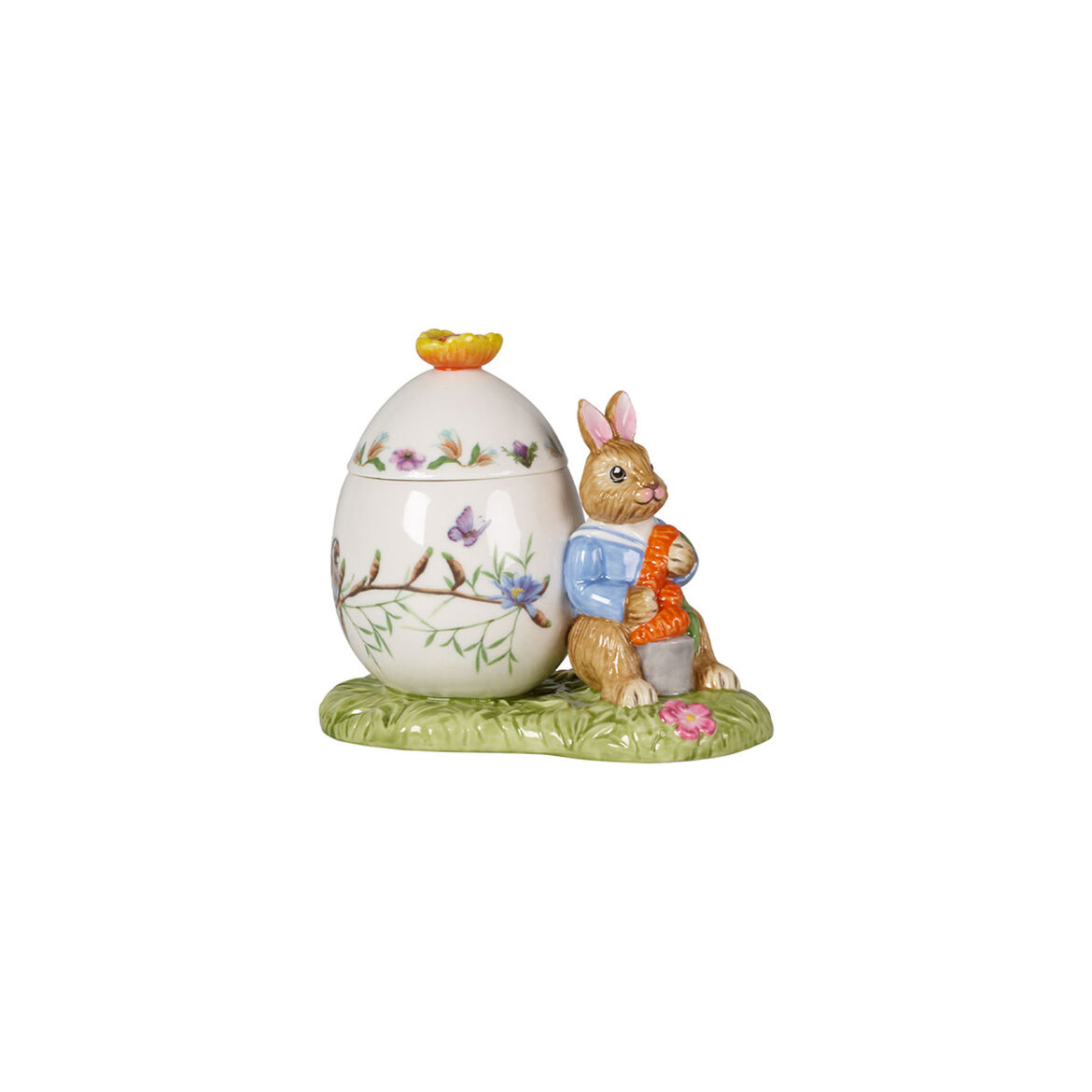 VILLEROY &amp; BOCH - Bunny Tales Barattolo Uovo di Pasqua Max 9,5cm Decorazione Pasquale