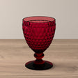 VILLEROY & BOCH Boston Coloured 4 Pezzi Bicchiere Calice Vino Rosso Red 8,8cm Cristallo