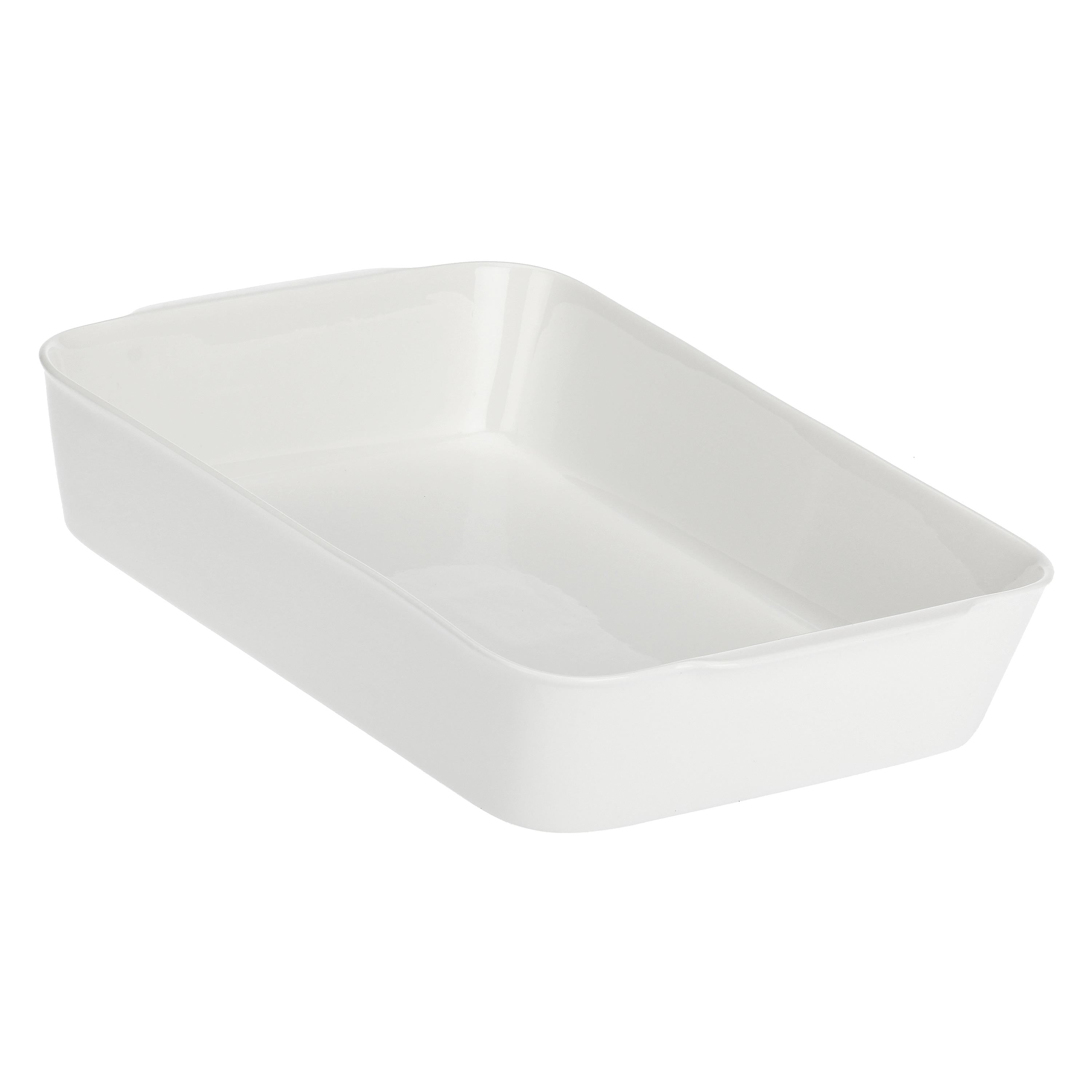 LA PORCELLANA BIANCA Anghiari Teglia da Forno Lasagne 25x35cm Bianco Porcellana