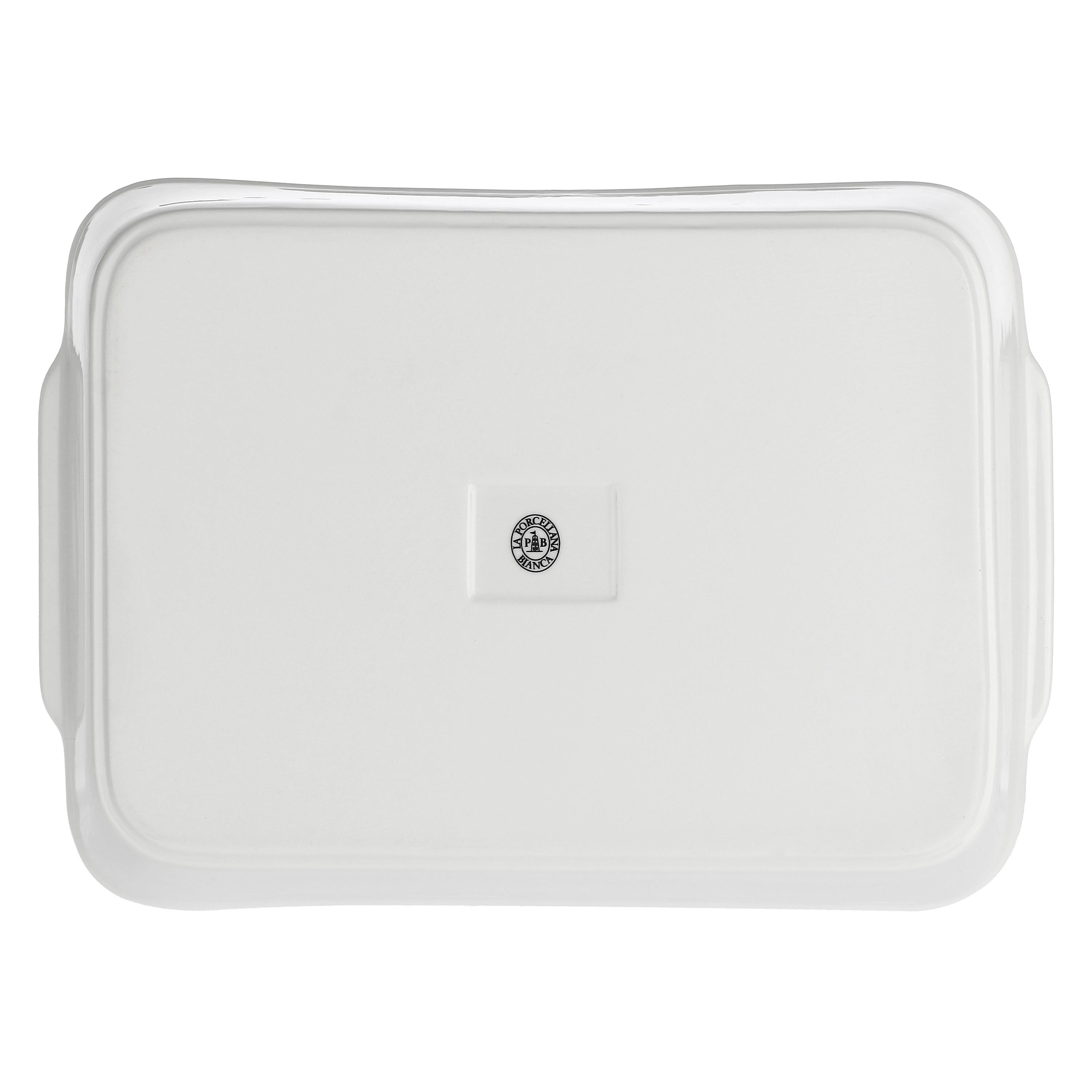LA PORCELLANA BIANCA Anghiari Teglia da Forno Lasagne 25x35cm Bianco Porcellana