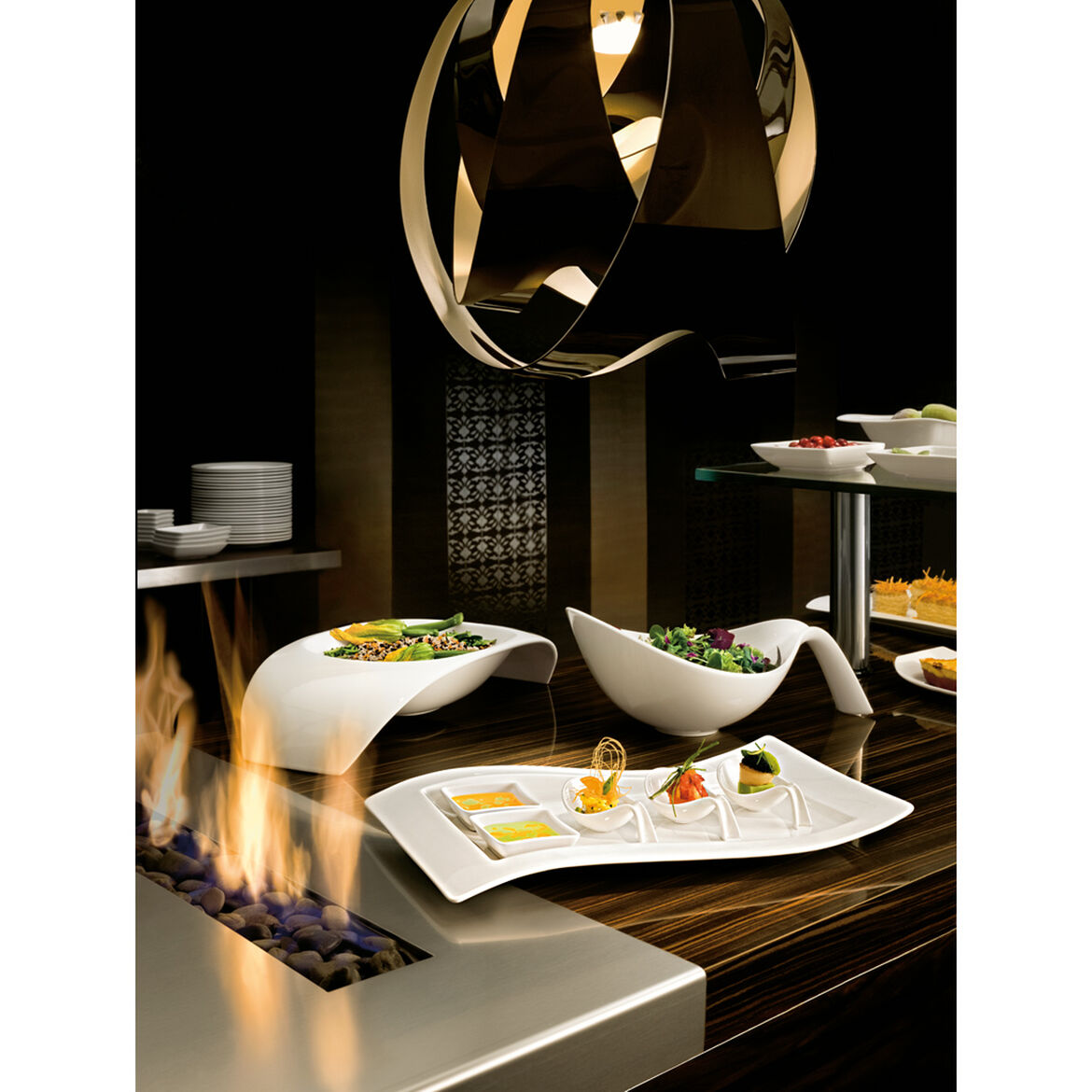 VILLEROY & BOCH - NewWave Piatto da Portata 49x30cm Porcellana