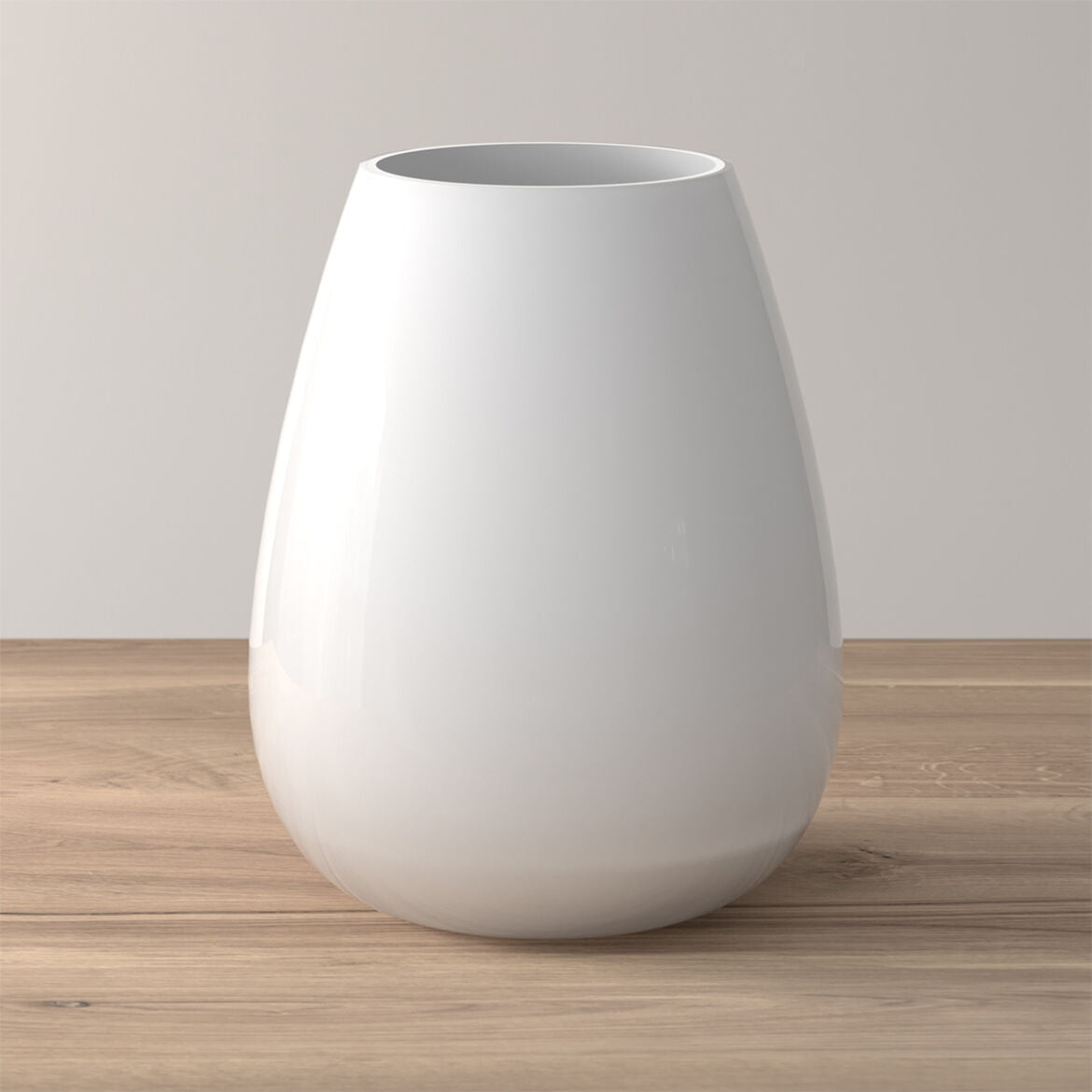 VILLEROY & BOCH Drop Vaso Grande Arctic Breeze 23cm Vetro Bianco 1173021022