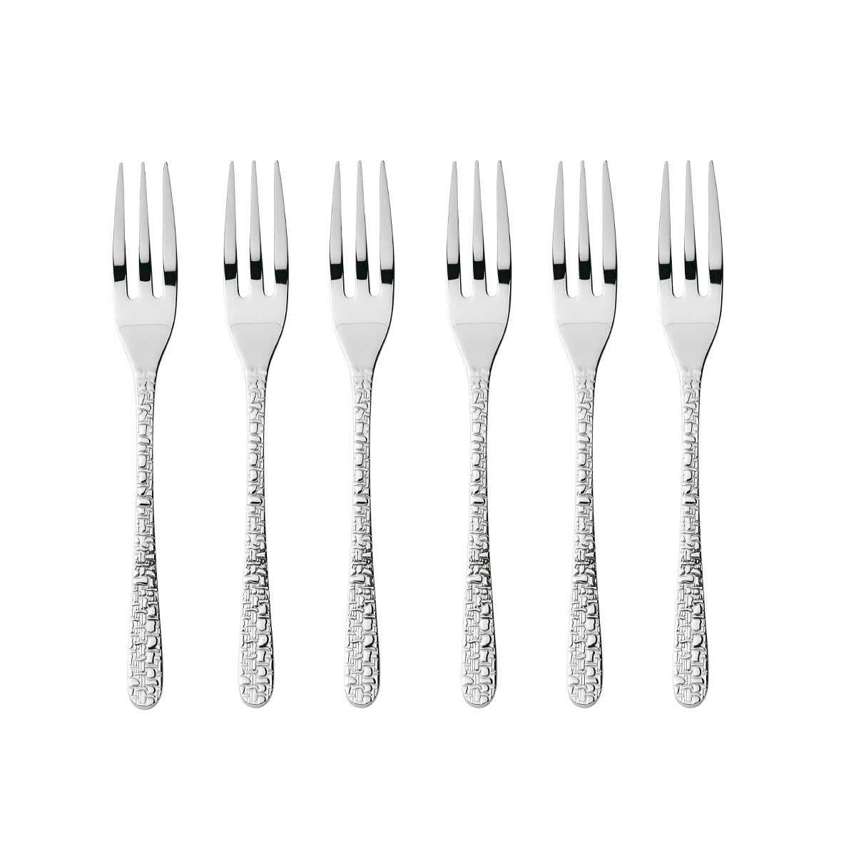 SAMBONET Venezia Forchette Dolce Dessert Set 6 Pezzi Acciaio Inox