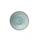 BRANDANI Serendipity Piatto Fondo 20cm Turchese Azzurro Stoneware