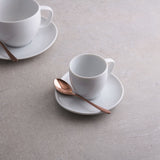SAMBONET - Taste Rame Lucide Posate 6  Pezzi Cucchiaini da Caffè PVD Acciaio Inox 52553C37