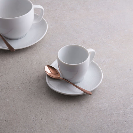 SAMBONET - Taste Rame Lucide Posate 6  Pezzi Cucchiaini da Caffè PVD Acciaio Inox 52553C37