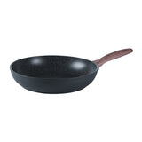 SAMBONET Frying Pan with Handle Rock &amp; Rose Black 20cm Aluminium