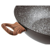 SAMBONET Tegame 2 Maniglie con Coperchio Rock & Rose Black 28cm