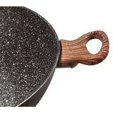 SAMBONET Tegame 2 Maniglie con Coperchio Rock & Rose Black 28cm