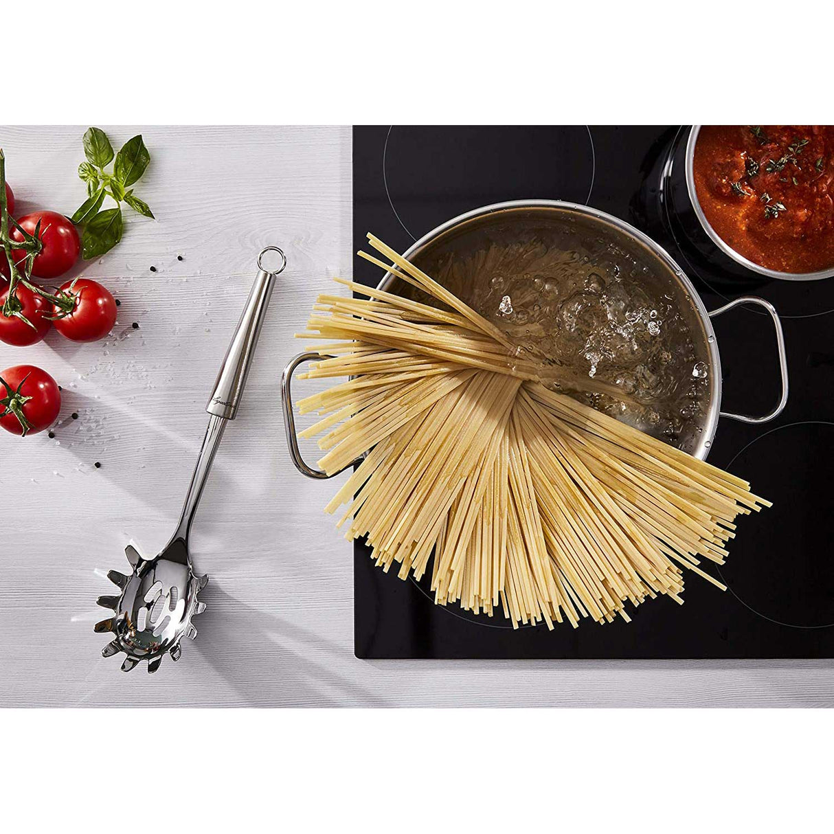 LAGOSTINA - Sfiziosa Set Batteria di Pentole Induzione 13 Pezzi Acciaio Inox